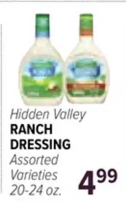 Cermak Fresh Market Hidden Valley RANCH DRESSING offer