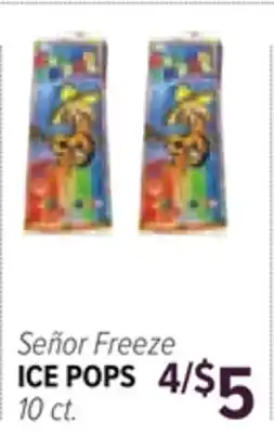 Cermak Fresh Market Señor Freeze ICE POPS offer