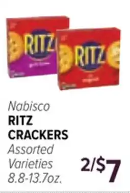 Cermak Fresh Market Nabisco RITZ CRACKERS offer
