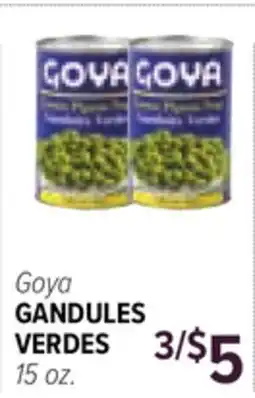 Cermak Fresh Market Goya GANDULES VERDES offer
