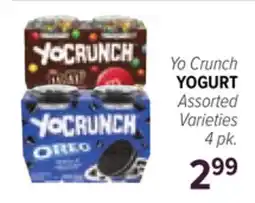 Cermak Fresh Market Yo Crunch YOGURT offer