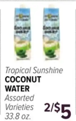 Cermak Fresh Market Tropical Sunshine COCONUT WATER offer