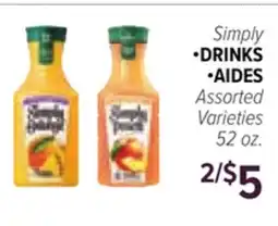 Cermak Fresh Market Simply •DRINKS •AIDES offer