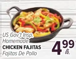 Cermak Fresh Market US Gov't Insp. Homemade CHICKEN FAJITAS offer