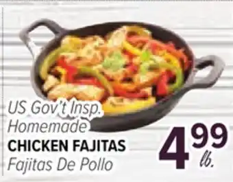 Cermak Fresh Market US Gov't Insp. Homemade CHICKEN FAJITAS offer