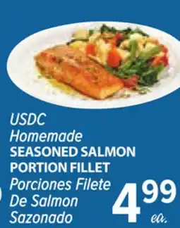 Cermak Fresh Market USDC Homemade SEASONED SALMON PORTION FILLET offer