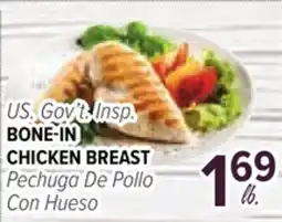Cermak Fresh Market US. Gov't Insp. BONE-IN CHICKEN BREAST offer