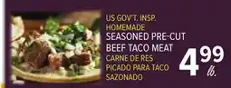 Cermak Fresh Market US GOV'T. INSP. HOMEMADE SEASONED PRE-CUT BEEF TACO MEAT offer