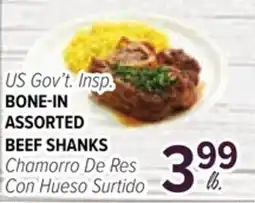 Cermak Fresh Market US Gov't Insp. BONE-IN ASSORTED BEEF SHANKS offer