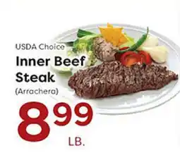 Rich's Fresh Market USDA Choice Inner Beef Steak offer