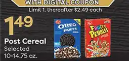 Rich's Fresh Market Post Cereal offer
