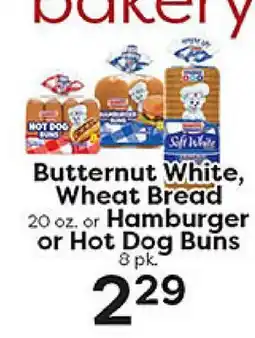 Rich's Fresh Market Butternut White, Wheat Bread or Hamburger or Hot Dog Buns offer