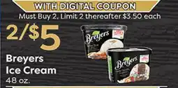 Rich's Fresh Market Breyers Ice Cream offer