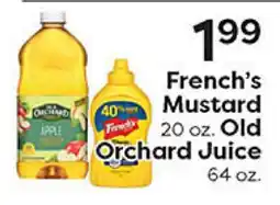 Rich's Fresh Market French's Mustard 20 oz. Old Orchard Juice 64 oz offer