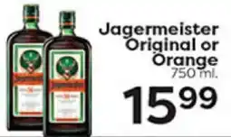 Rich's Fresh Market Jagermeister Original or Orange offer