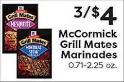 Rich's Fresh Market McCormick Grill Mates Marinades offer