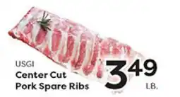 Rich's Fresh Market USGI Center Cut Pork Spare Ribs offer