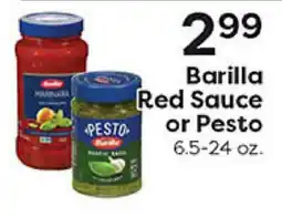 Rich's Fresh Market Barilla Red Sauce or Pesto offer