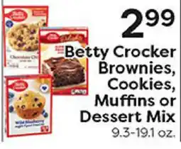 Rich's Fresh Market Betty Crocker Brownies, Cookies, Muffins or Dessert Mix offer
