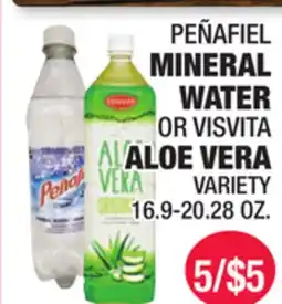 Carnicerias Jimenez PEÑAFIEL MINERAL WATER OR VISVITA ALOE VERA offer