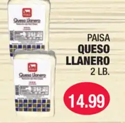 Carnicerias Jimenez PAISA QUESO LLANERO offer