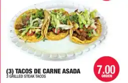 Carnicerias Jimenez (3) TACOS DE CARNE ASADA offer