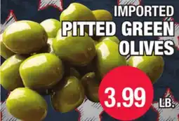 Carnicerias Jimenez IMPORTED PITTED GREEN OLIVES offer