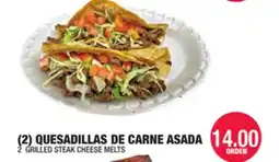Carnicerias Jimenez (2) QUESADILLAS DE CARNE ASADA offer