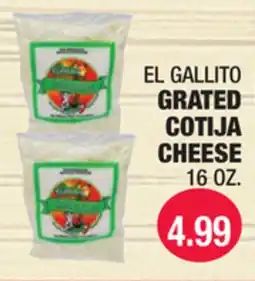 Carnicerias Jimenez EL GALLITO GRATED COTIJA CHEESE offer