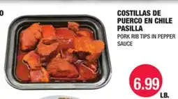 Carnicerias Jimenez PORK RIB TIPS IN PEPPER SAUCE offer