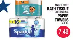 Carnicerias Jimenez ANGEL SOFT BATH TISSUE OR SPARKLE PAPER TOWELS offer