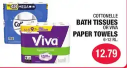 Carnicerias Jimenez COTTONELLE BATH TISSUES OR VIVA PAPER TOWELS offer