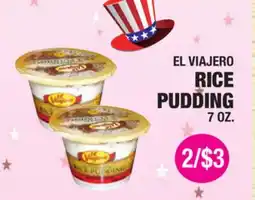 Carnicerias Jimenez EL VIAJERO RICE PUDDING offer
