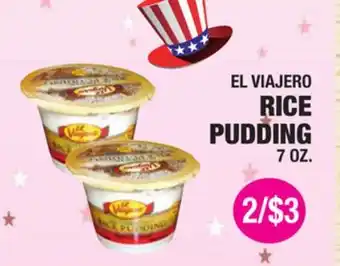 Carnicerias Jimenez EL VIAJERO RICE PUDDING offer