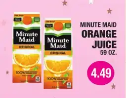 Carnicerias Jimenez MINUTE MAID ORANGE JUICE offer