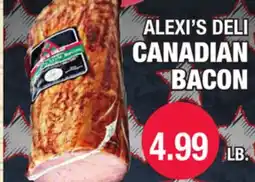 Carnicerias Jimenez ALEXI'S DELI CANADIAN BACON offer