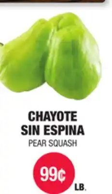 Carnicerias Jimenez CHAYOTE SIN ESPINA offer