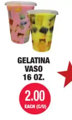 Carnicerias Jimenez GELATINA VASO 16 OZ offer