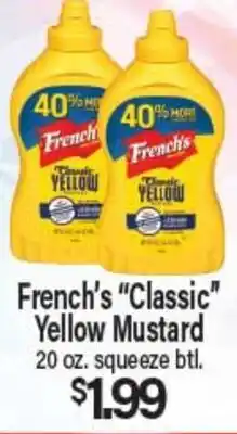 Angelo Caputo's Fresh Market French's Classic Yellow Mustard offer