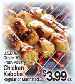 Angelo Caputo's Fresh Market U.S.D.A. Grade A Fresh Poultry Chicken Kabobs offer