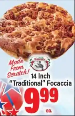Angelo Caputo's Fresh Market 14 Inch Traditional Focaccia offer