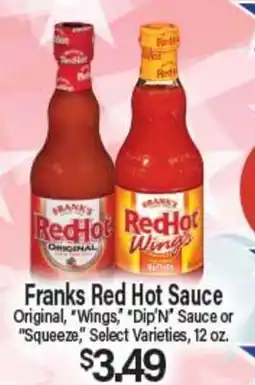 Angelo Caputo's Fresh Market Franks Red Hot Sauce offer