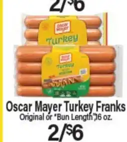Angelo Caputo's Fresh Market Oscar Mayer Turkey Franks offer
