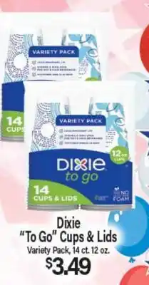 Angelo Caputo's Fresh Market Dixie To Go Cups & Lids offer