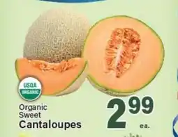 Angelo Caputo's Fresh Market Organic Sweet Cantaloupes offer