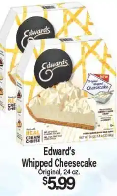 Angelo Caputo's Fresh Market Edward's Whipped Cheesecake offer