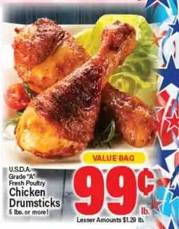 Angelo Caputo's Fresh Market U.S.D.A. Grade A Fresh Poultry Chicken Drumsticks offer