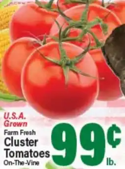 Angelo Caputo's Fresh Market U.S.A. Grown Farm Fresh Cluster Tomatoes On-The-Vine offer
