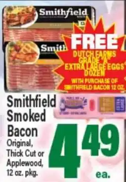Angelo Caputo's Fresh Market Smithfield Smoked Bacon offer