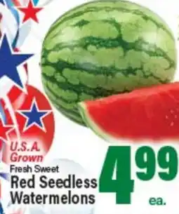 Angelo Caputo's Fresh Market Fresh Sweet Red Seedless Watermelons offer